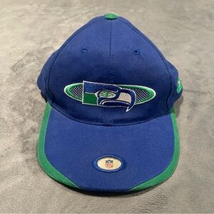 Seattle Seahawks Sports Specialties Pro Line Hat Adjustable Cap VTG 90s